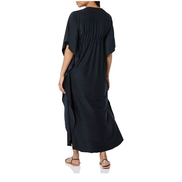 Coldesina Kaftan Black Stretch Dress size 2X / 3X - Picture 2 of 14